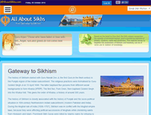 Tablet Screenshot of allaboutsikhs.com